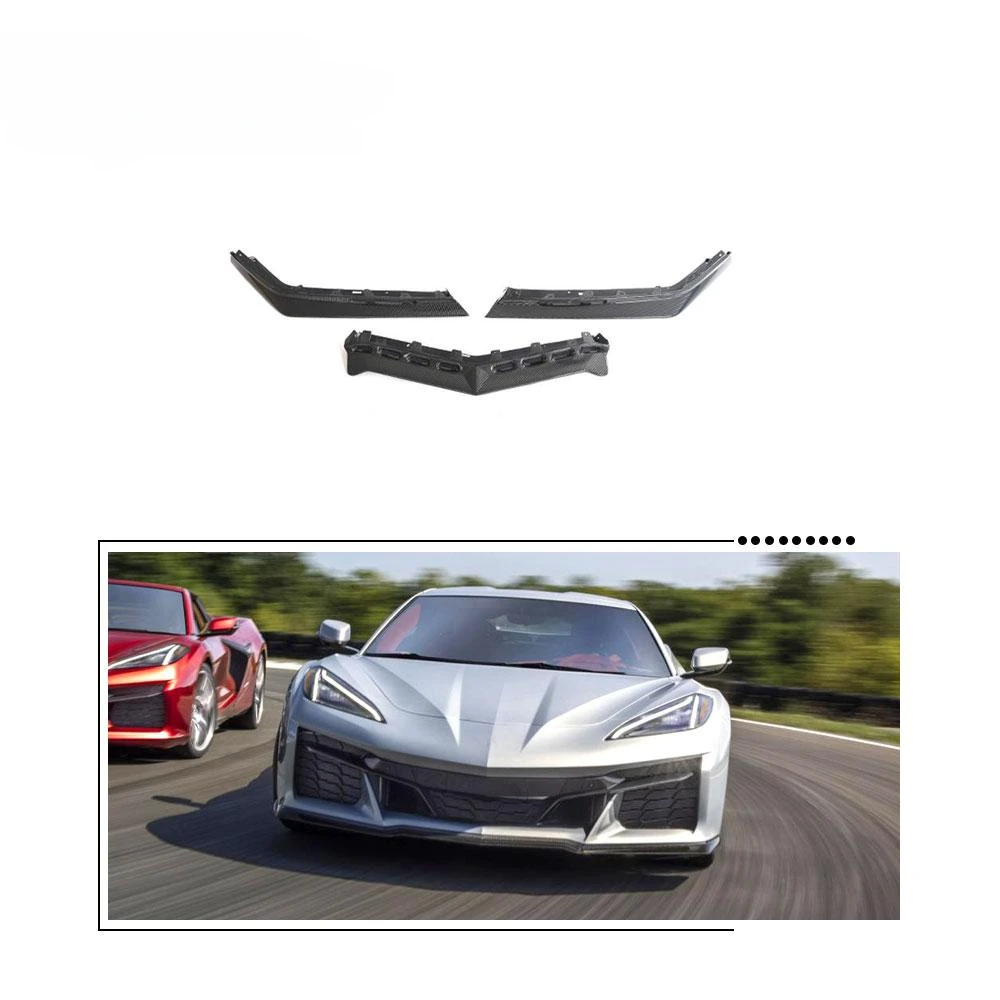 

Carbon Fiber Front Bumper Lip Splitter for CHEVROLET CORVETTE C8 Z06 2023-2024