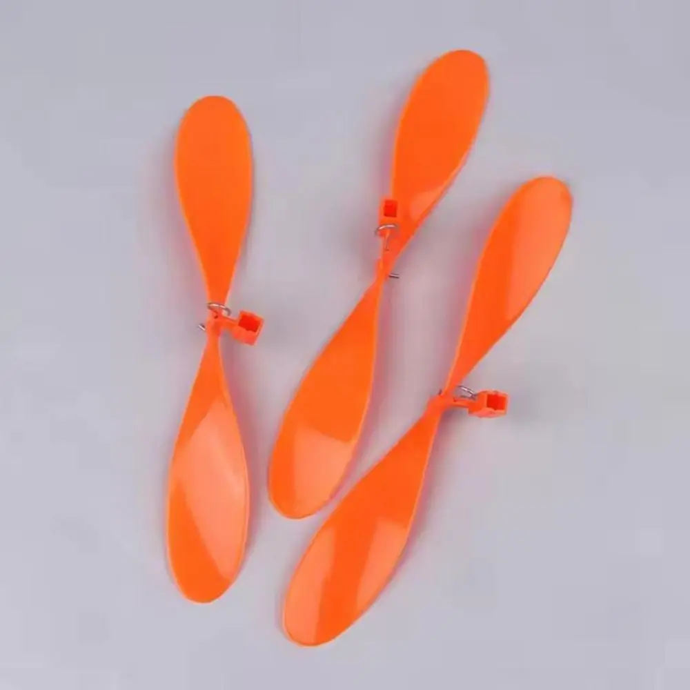 10pcs Essential Parts Rubber Band Powered Propellers Plastic 2 Colors Aircraft Propellers Model Aircraft Rubber Band Propellers