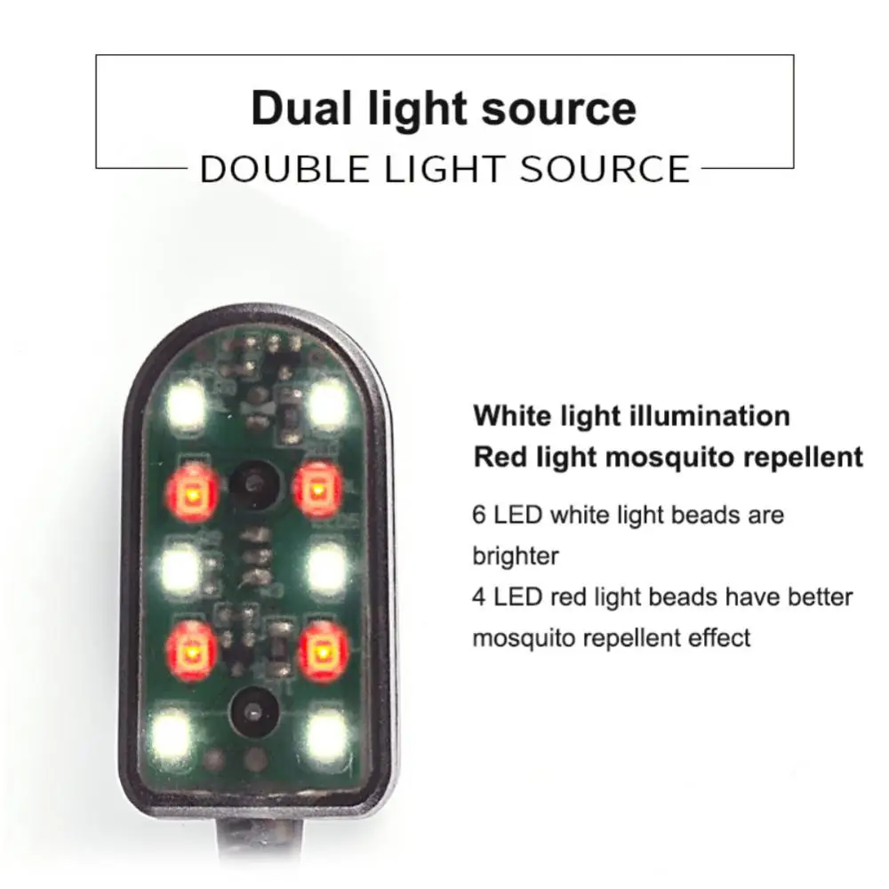 Inductie Vissen Led Light Usb Oplaadbare Batterij Verstelbare Draagbare Nacht Vissen Aas Licht Super Heldere Visuitrusting