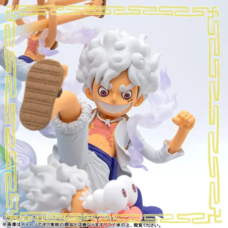 Echte Bandai Namco Banpresto One Piece Monkey D. Ruffy Premium 5, spezielle PVC-Anime-Figur, Modell, Spielzeug, Geschenk, Sammlerornament