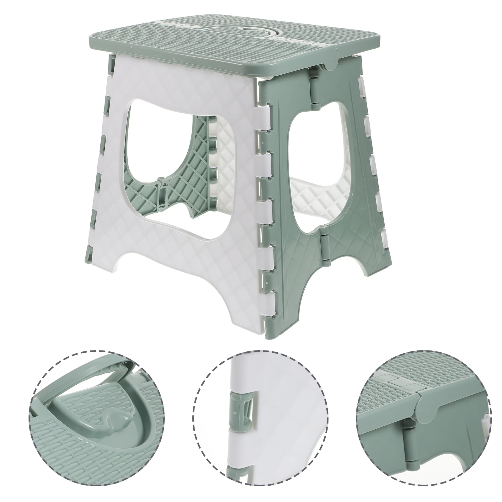 

Folding Chair Stool Portable Plastic Chairs Home Outdoor Collapsible Lightweight Sturdy Save Space Kitchen Bathroom Garage