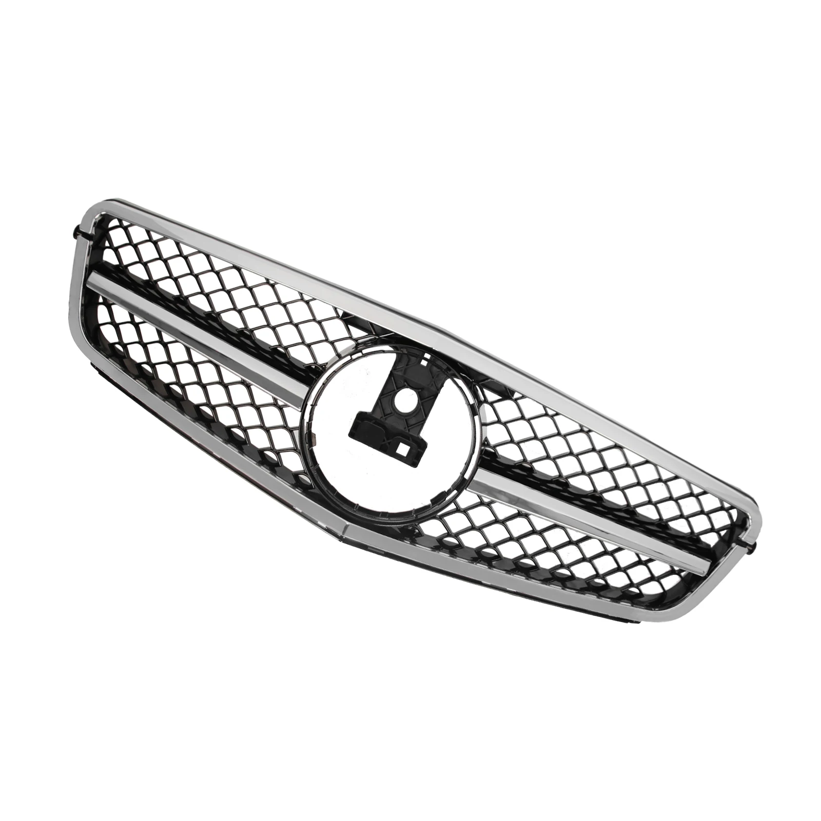 Chrom-Frontkühlergrill im AMG-Stil für Mercedes C-Klasse C204 W204 S204