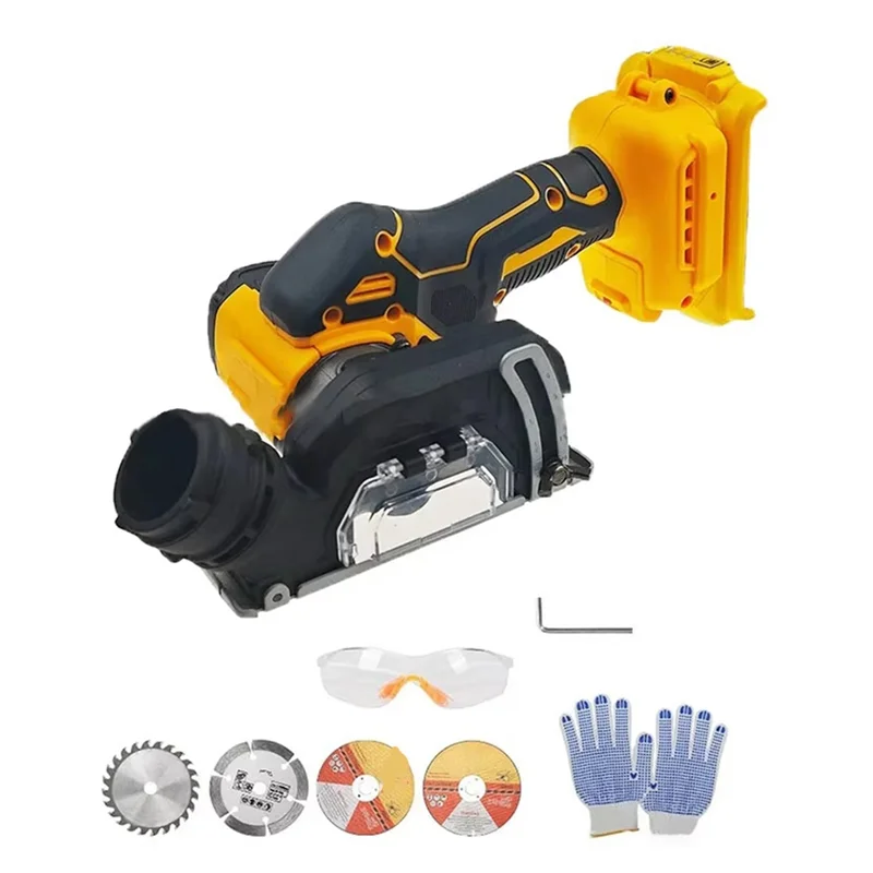 ABLN-3 Inch Mini Angle Grinder Cordless Circular Saw Power Tool For  20V Battery Removable Dust Cover Power Tools