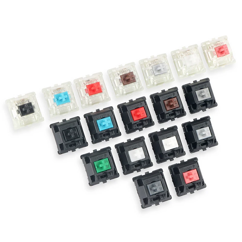 Cherry Red Black Switch Mechanical Keyboard For Mechanical Keyboard RGB 3pin Linear Clicky Tactile Gaming Switches