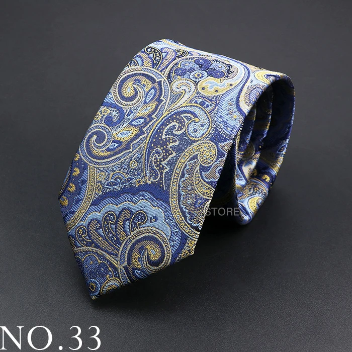 Neue Design Hochzeit Männer Krawatte Grau Braun Grün Paisley Blume Krawatten Männer Business Dropshipping Bräutigam Kragen Zubehör Geschenk – Detail 33
