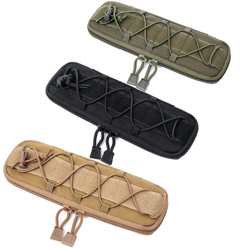 EDC Tactical Knife Pouch Molle Nylon Bag for Folding Knives Outdoor Camping Hunting Accessories