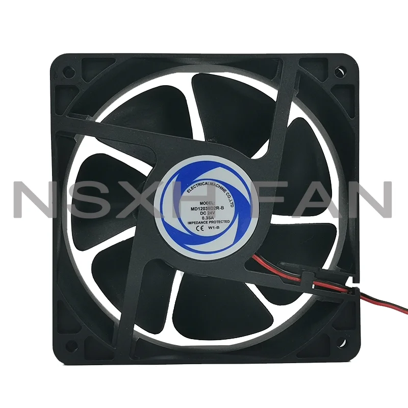 24V 0.35A 12038 MD12038D2R-B 12cm High Air Volume Ball Bearing Fan