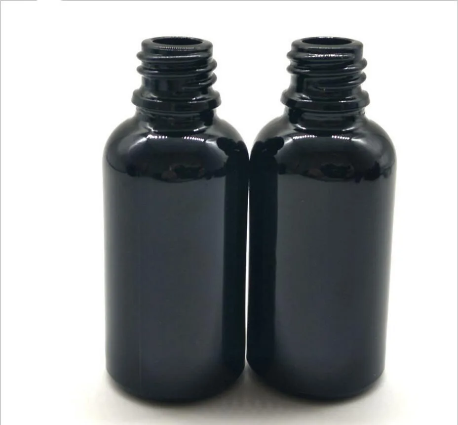 

50ml black empty glass bottle lotion emulsion essence oil liquid serum complex recovery skin care cosmetic packing