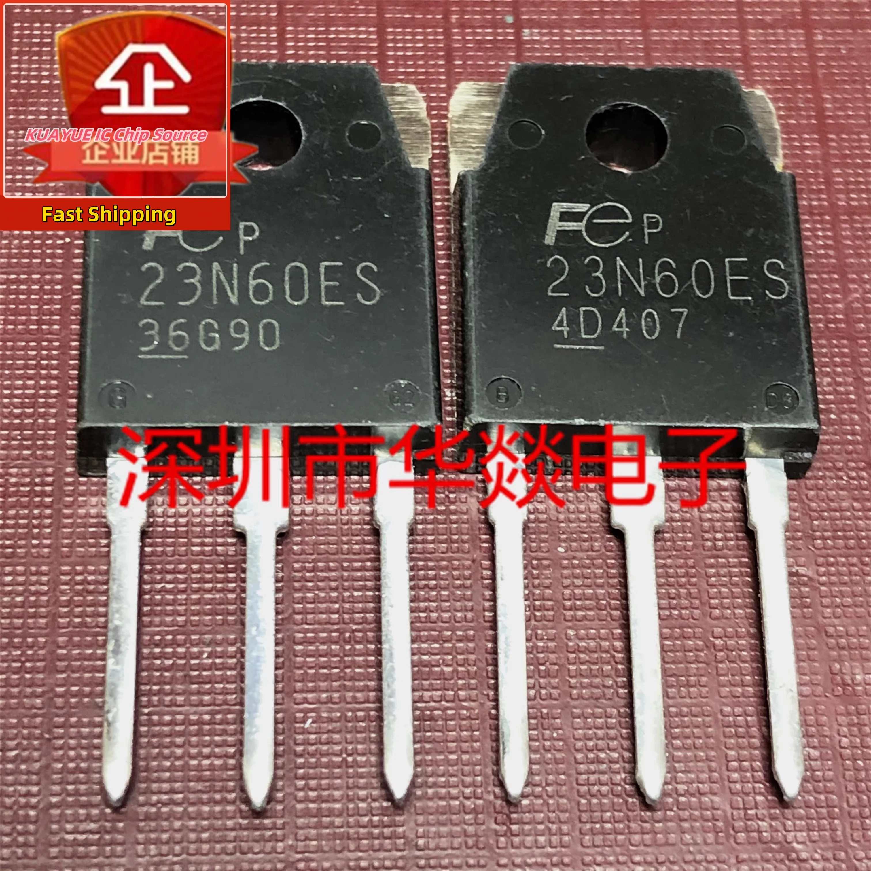 10PCS-30PCS   23N60ES   FMH23N60ES   TO-3P  600V  23A  Fast Shipping Quality Guarantee