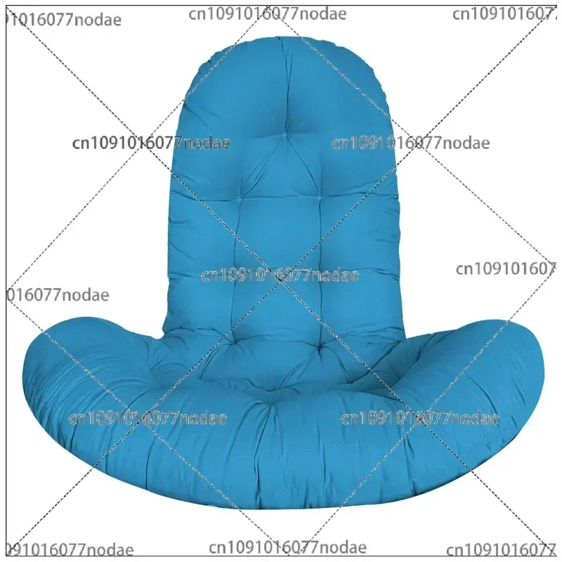 Swing Cushion Solid Color Large Rattan Chair  Chlorophytum Hanging Basket Cushion Beef Tongue Cushion Courtyard