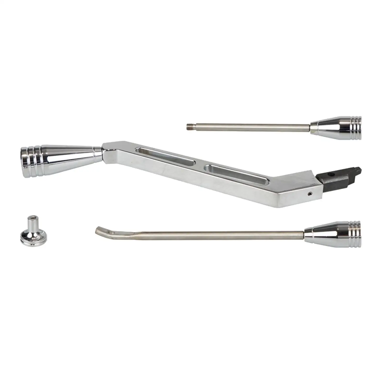 Shifter Lever Kit Professional Metal for GM 1967 to 1994 Tilt Lever 13.5cm, Flasher Knob 1.9cm Stable Performance Polished image 2