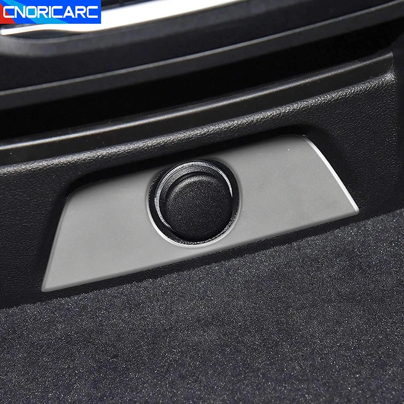 Car Styling Rear Cigarette Lighter Panel Decoration For BMW X3 X4 G01 G02 2018-2022 Stainless Steel Interior Accessories Trim