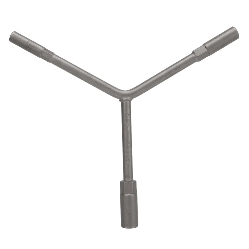 

Y Type 3 Way Socket Hex Wrench 8mm 10mm 12mm Heavy Duty Metal Alloy For Vehicle Bicycle Repairing