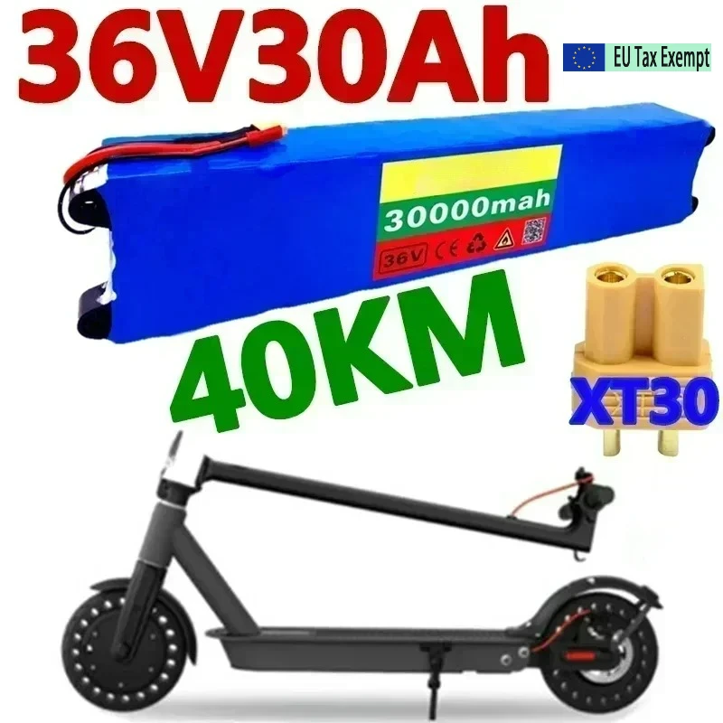 100% Neuer M365 Original 36V 30Ah Kick-Scooter Akku 36V 30000mAh Elektroroller Akku mit BMS Schaltkreisplatine