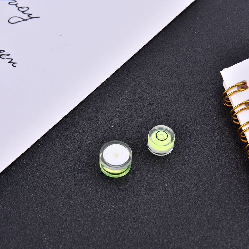 2/4Pcs Phono High Accuracy Spirit Level Of Beads Arcylic Round Mini Bubble Level Tools Horizontal Instrument For Turntable