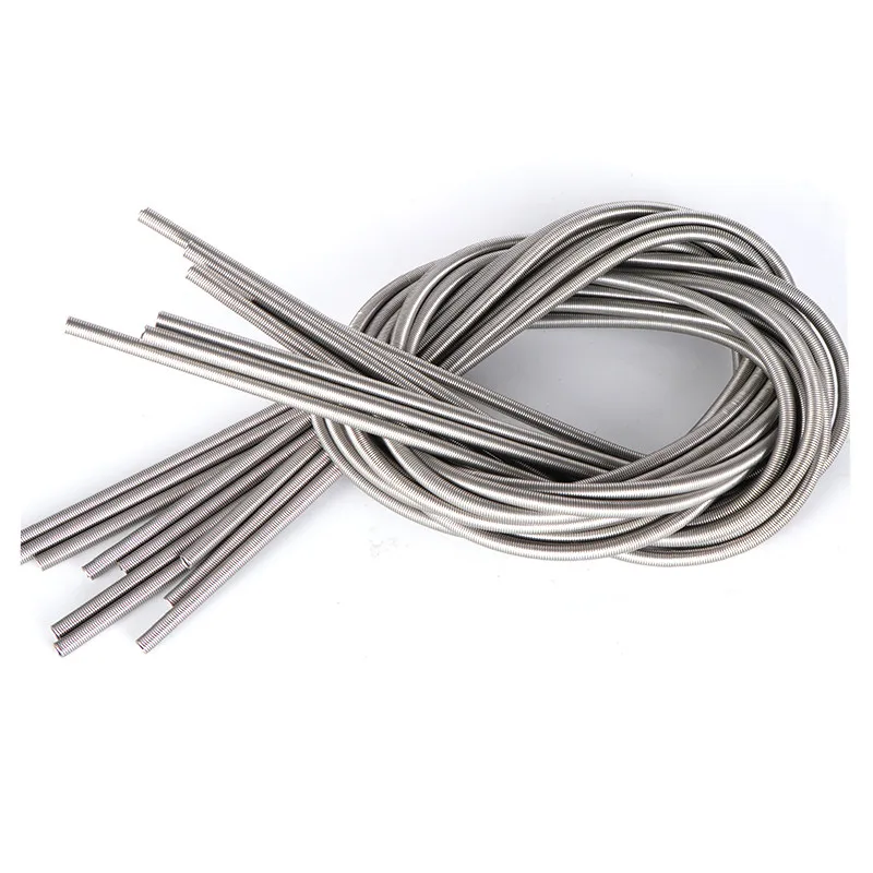 1PCS 304 Stainless Steel 1000mm Length Protective Tube Spring Slender Long Protective Hose Spring