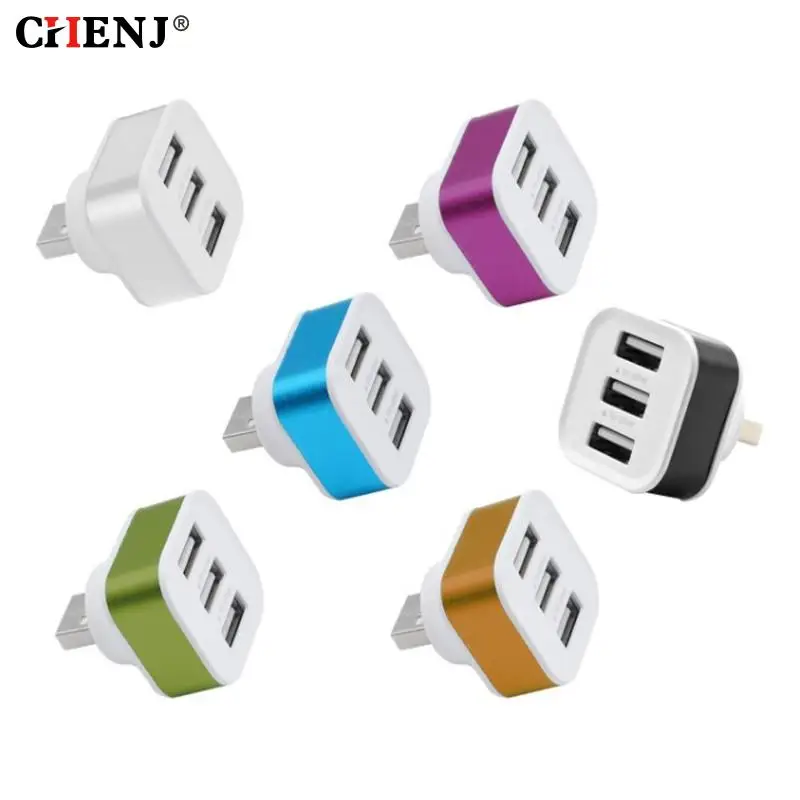 

3 Ports USB Hub Portable Fast Data Transfer USB Splitter with LED Indicator for Computer Laptop Docking Station PC Accessories