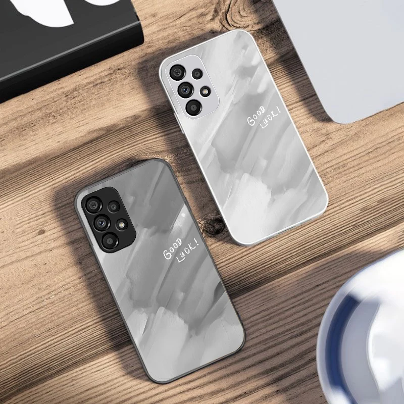 Little Fresh Watercolor For Samsung Galaxy S10 4G S20 11E 30 S21 21 22 S24 Fe Pro S23 S25 Ultra 5G S9 Tempered Glass Phone Case