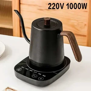 1000w gooseneck 전기 주전자 스마트 커피 포트 온도 제어 전기 주전자, 800ml 220v 빠른 가열 전기 주전자 12 최고의 판매 Gooseneck Kettle Electric- №6