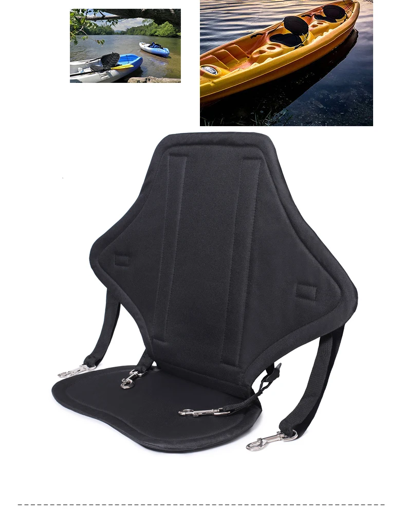 Sup Surfboard Kanu Rafting Boot Kajak Sitzkissen Rückenlehne Outdoor Bootzubehör mit Aufbewahrungstasche Sitz – Detail 8