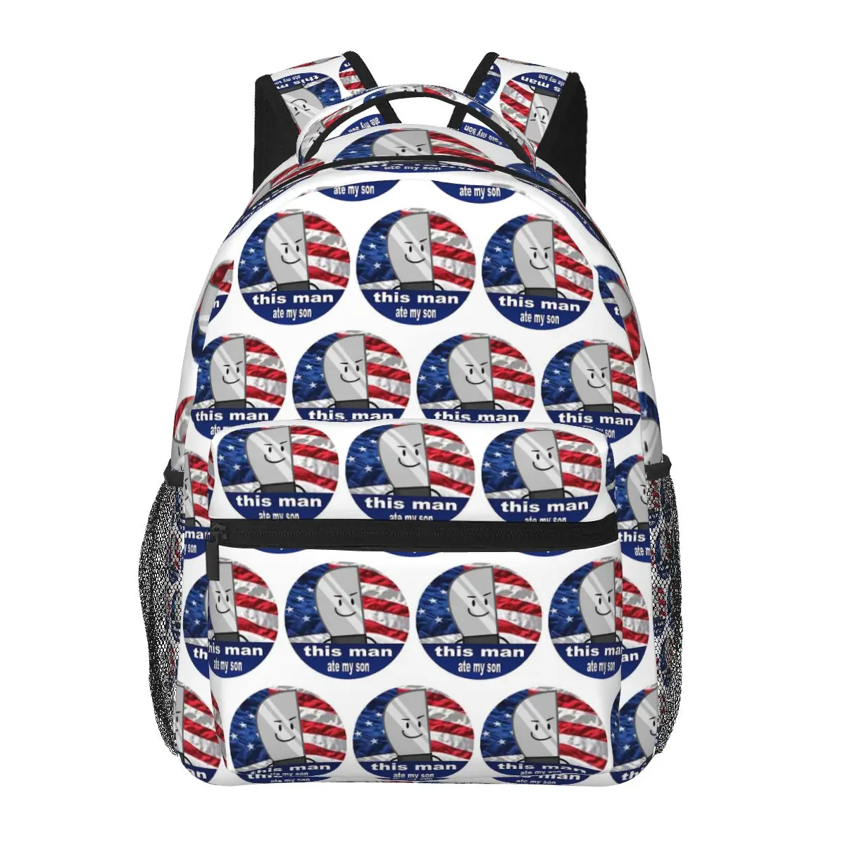 

Inanimate Insanity Knife This Man Ate My So Студенческий рюкзак Школьная сумка Пеший туризм Путешествия Модная сумка для книг для мальчиков и девочек Сумки на плечо