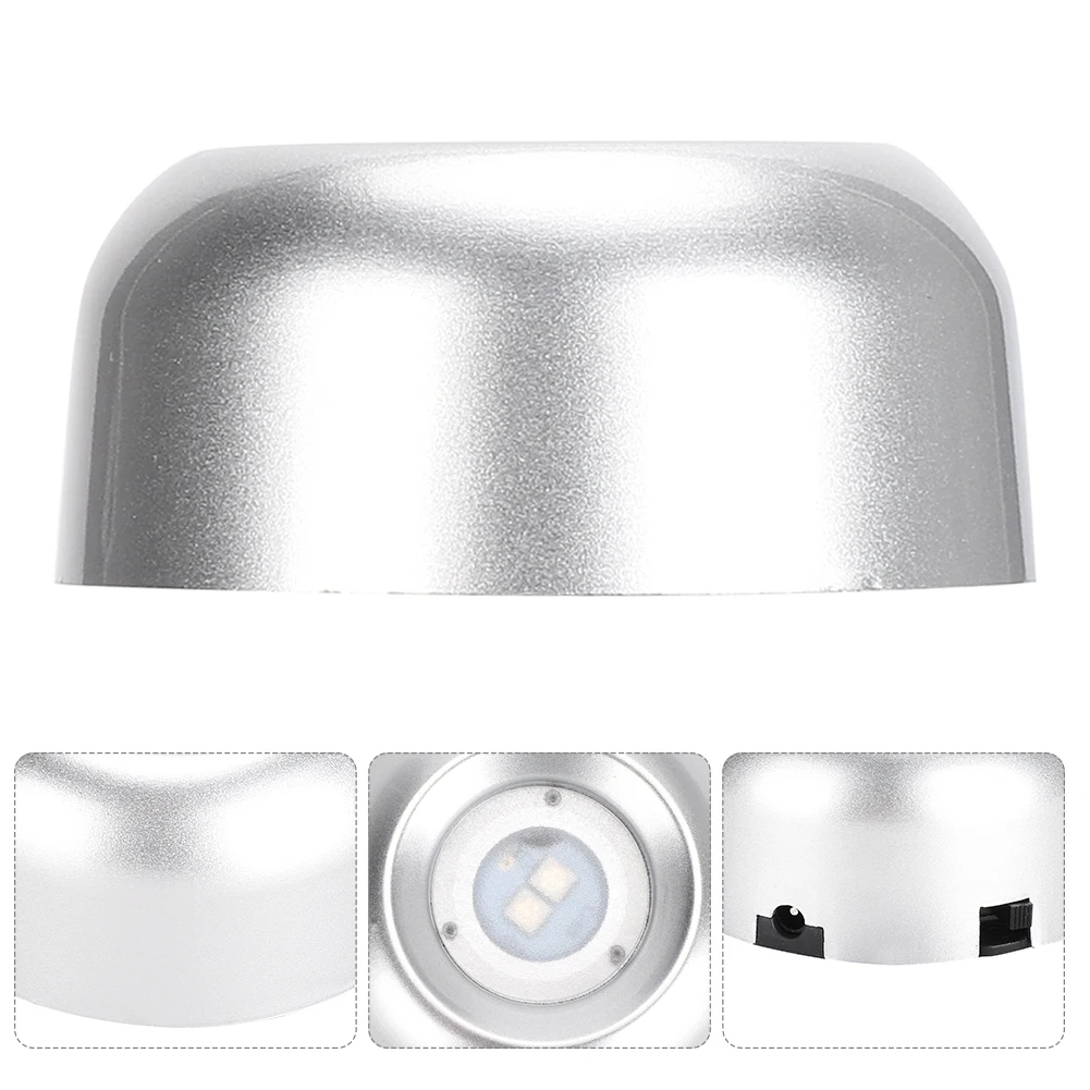 Colors LED Display Base Silver with Remote Control USB Powered for Crystal Ball Acrylic Art Resin Showcase Night Light Stand