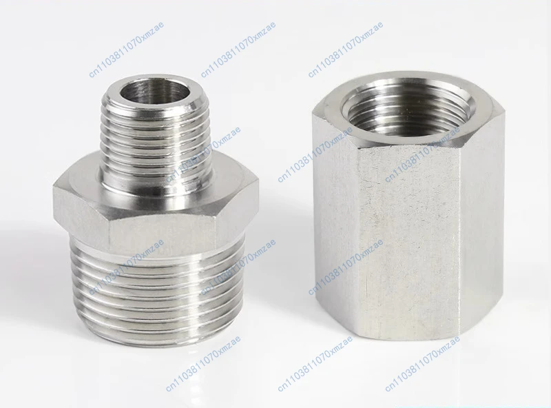 Raccord de tuyau d'huile hydraulique en T, filetage intérieur et extérieur haute pression en acier inoxydable 304, 1/8 "3/8" 1/4 "3/4" 3/4 ", 10 pièces