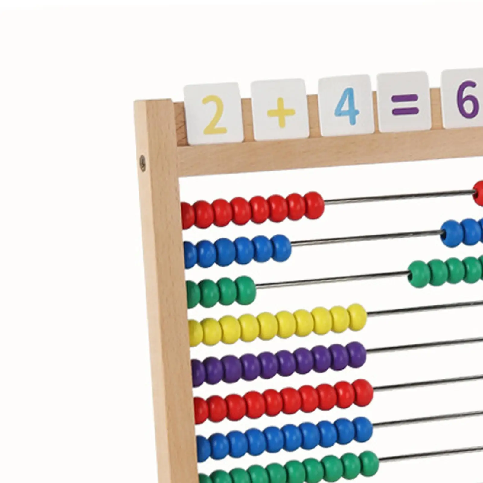 Abacus Math Games Set para crianças pré-escolares, adicionar subtrair, Ten Frame