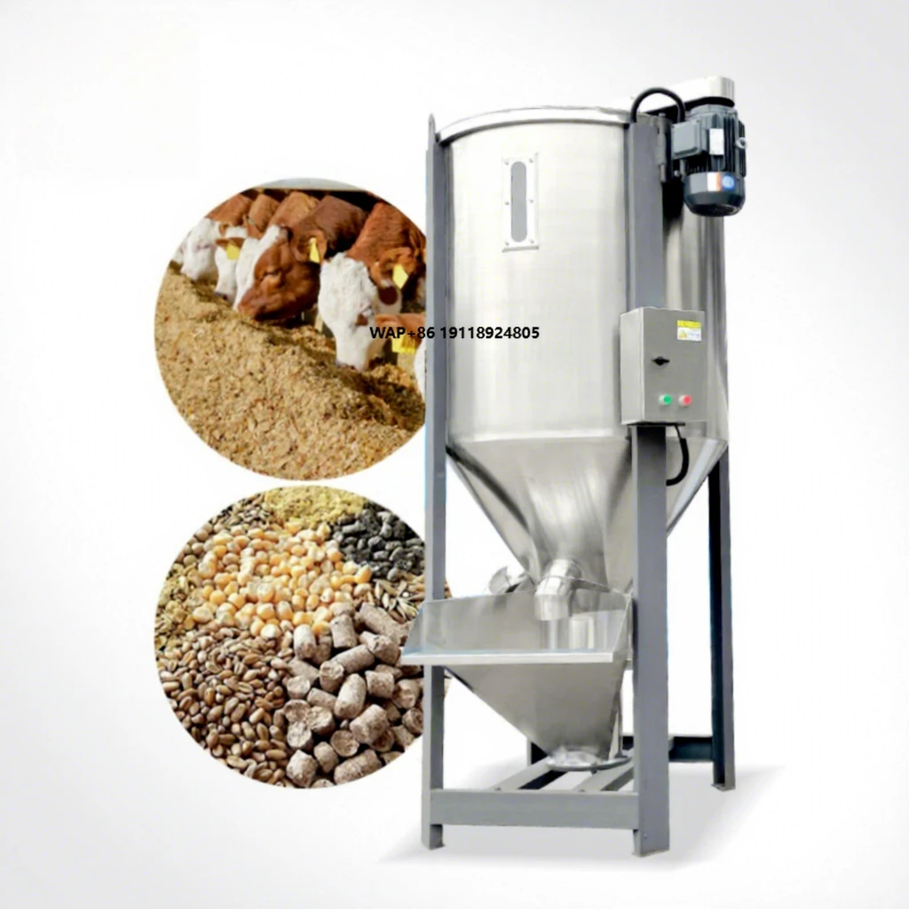 ORME Fodder Mix Livestock Make Machine Small Chicken Pig Animal 50kg 100kg Feed Mixer for Sale