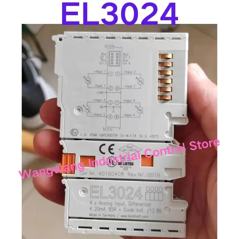 Б/у тест ОК, модуль ПЛК EL3024