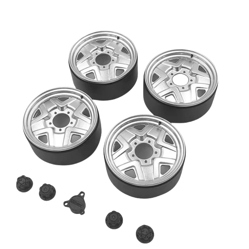 Alloy beadlock wheels hub 4pcs for Capo sixer1 Samurai Jimny Scale 1:6 Remote Control toys RC Truck Option parts