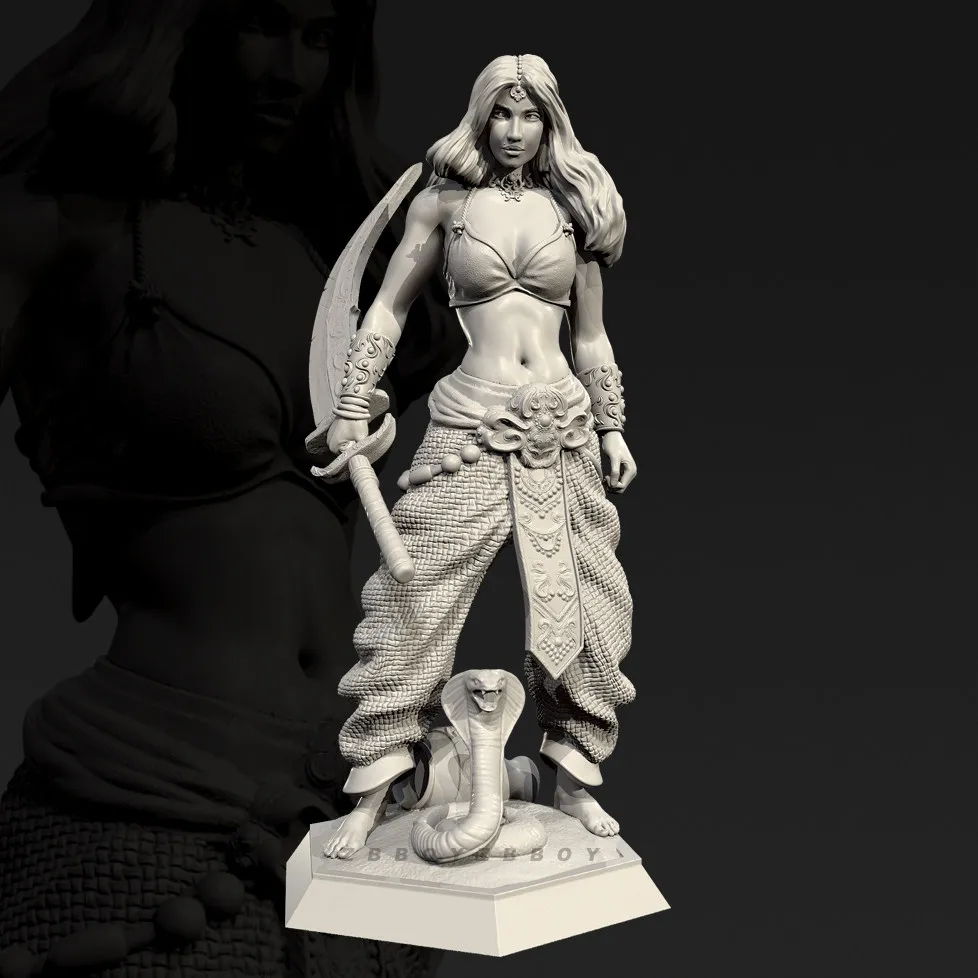 

The height of man 28mm 38mm 50mm Resin model kits figure beauty colorless and self-assembled （3D Printing ）TD-7725/3D