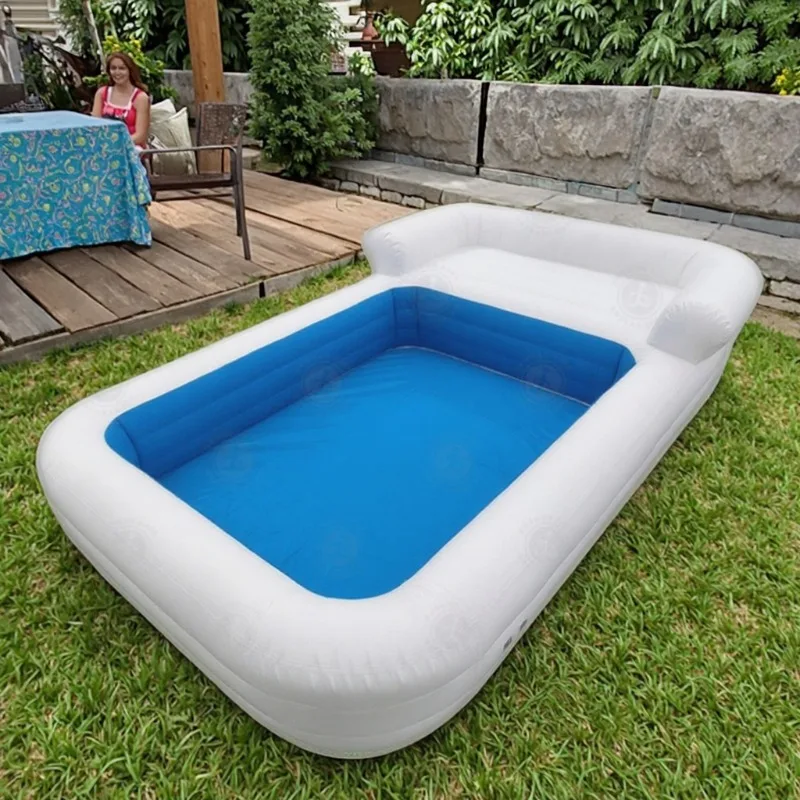 

Inflatable jellyfish swimming pool with sofa children's bed sofa bed ball pool sofa