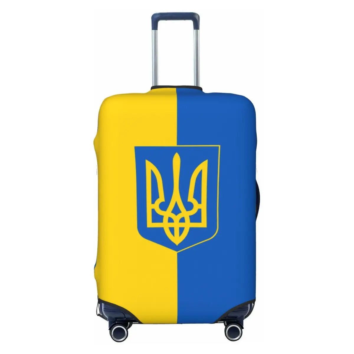 

Custom Ukraine Flag Luggage Cover Funny Coat Of Arms Ukrainian Proud Suitcase Protector Covers Suit For 18-32 inch