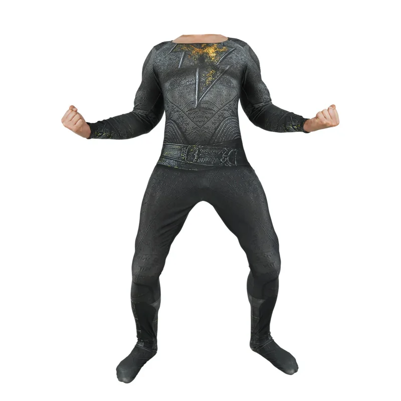 Body de Cosplay du Film Black Adam pour Homme, Tenue de ixd'Halloween, Gelteth-Adam, Zentai