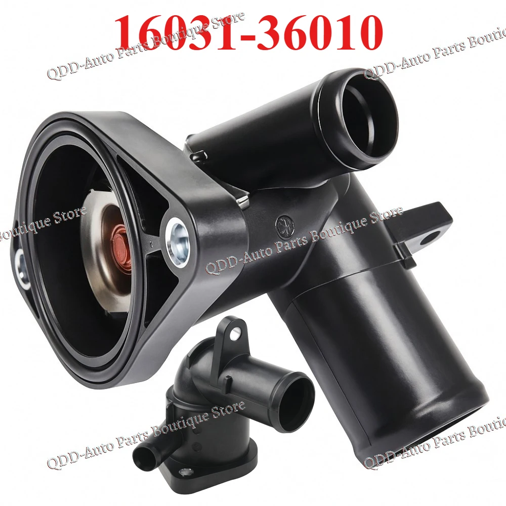 82℃ 16031-36010 For LEXUS ES300h TOYOTA Camry Avalon 2.5L L4 Hybrid Engine Coolant Integrated Housing Thermostat 1603136010