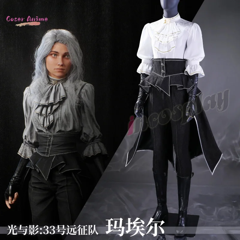 Game Clair Obscur：Expedition 33 Maelle Cosplay Costume Uniform Halloween Carnival Party Christmas Play Role Clothes Clothing