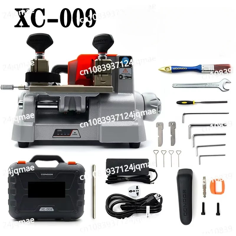 

Manual Key Cutter Key Cutting Machine Milling Cutter with Built-in Battery for Most Bikes, Cars & Door Locks Keys XC-009