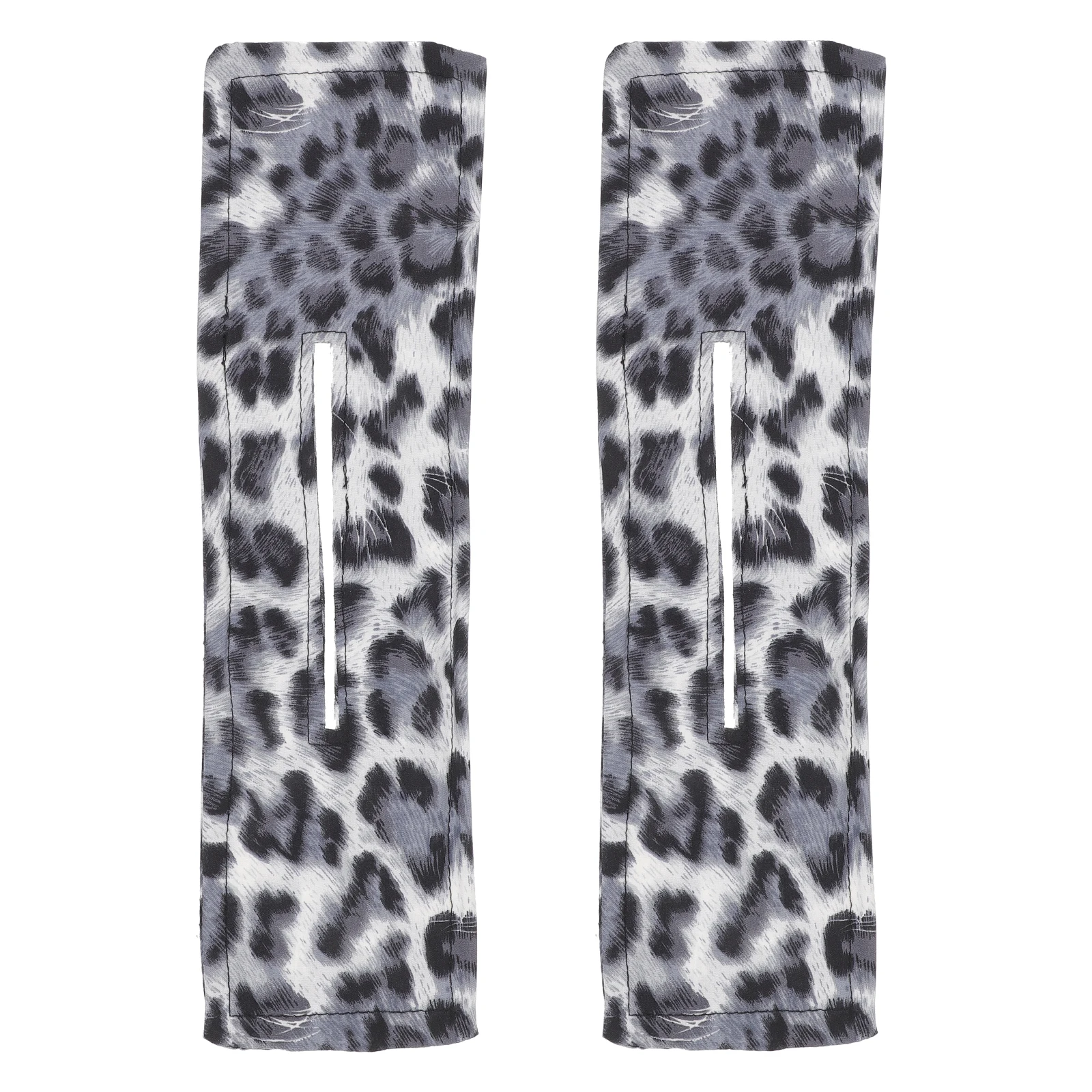

2pcs Leopard Print Hair Accessories Reusable Styling Tools Flexible Bun Maker Braiding Shaper Yoga Running Party Prom Daily