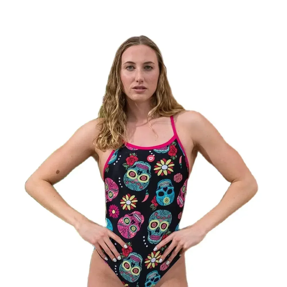 

Women Swimsuit Pro Triathlon Sexy One-piece Comfortable Suit Swimwear Functional Training Swimsuit Open Water Swimminggown