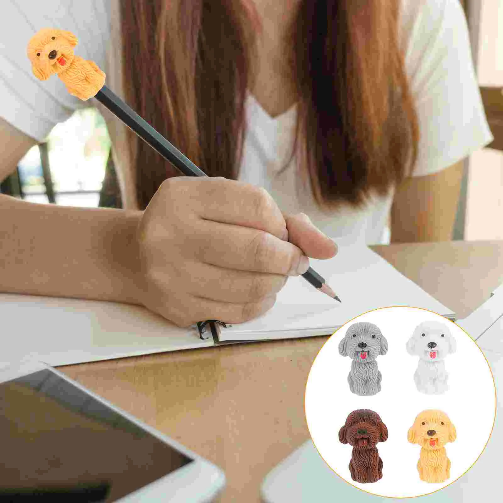 

20 Pcs Dog Eraser Students School Gift Pencil Painting Stationery Rubber Japanese Puzzles for Small Dogs