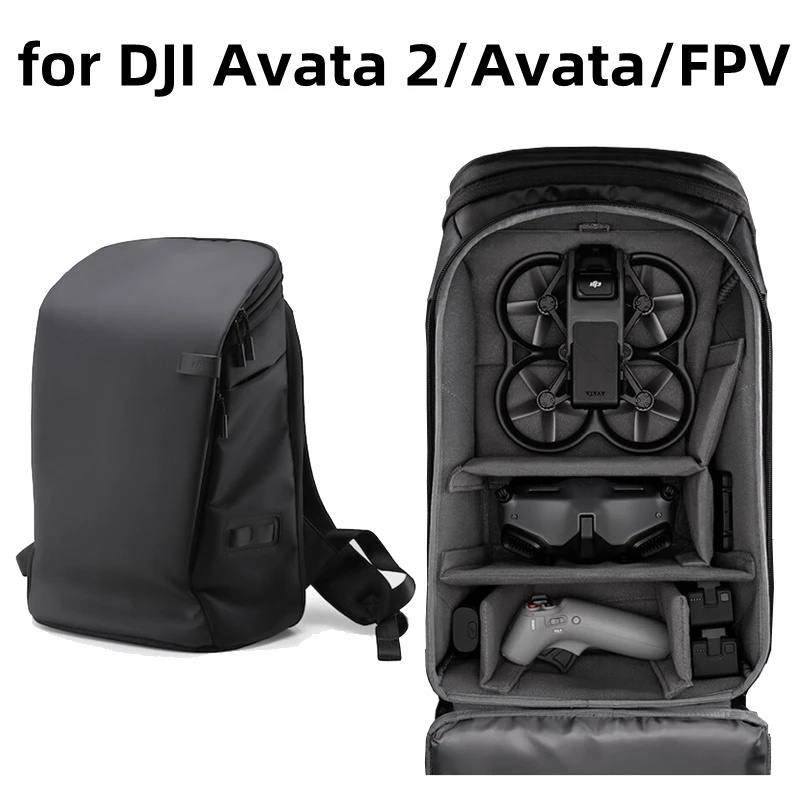 

Large Capacity Shoulder Storage Bag for Avata FPV Travel Waterproof Storage Case Multifunctional Backpack For DJI Avata 2