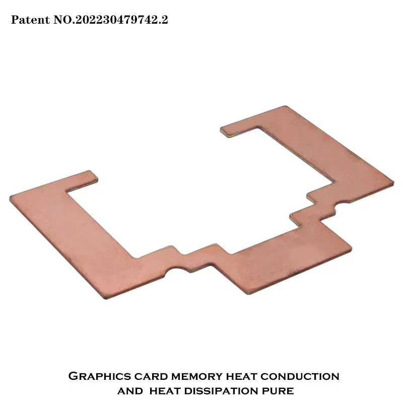 GPU RAM Radiator memori Heatsink tembaga Miner RTX 3060 3070 3080 3090 / 5600 5700 GPU Down 15-40 derajat Thermal Pad pengganti