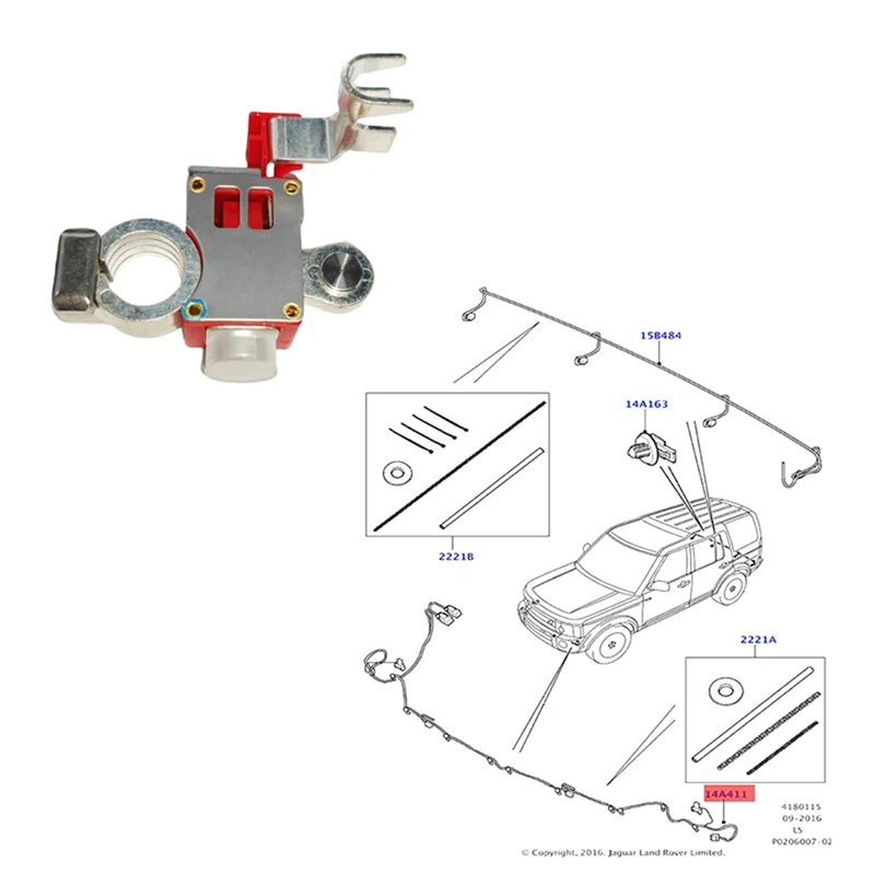 Positive Battery Cable Connector For Mercedes Benz C E S Class W212 X218 C218 C 212 Battery Leads Protection A2124402541