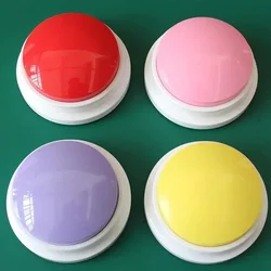 Pet Speaker Recordable Talk Button Cat Voice Recorder Communication Supplies Training Squeeze Dog Toy Puppy Accessories