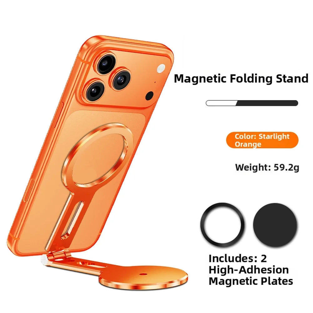 

New Magnetic Car Phone Holder Magnet Smartphone Support Foldable Phone Bracket In Car For Mobile Phone 360° Adjustable Car Mount