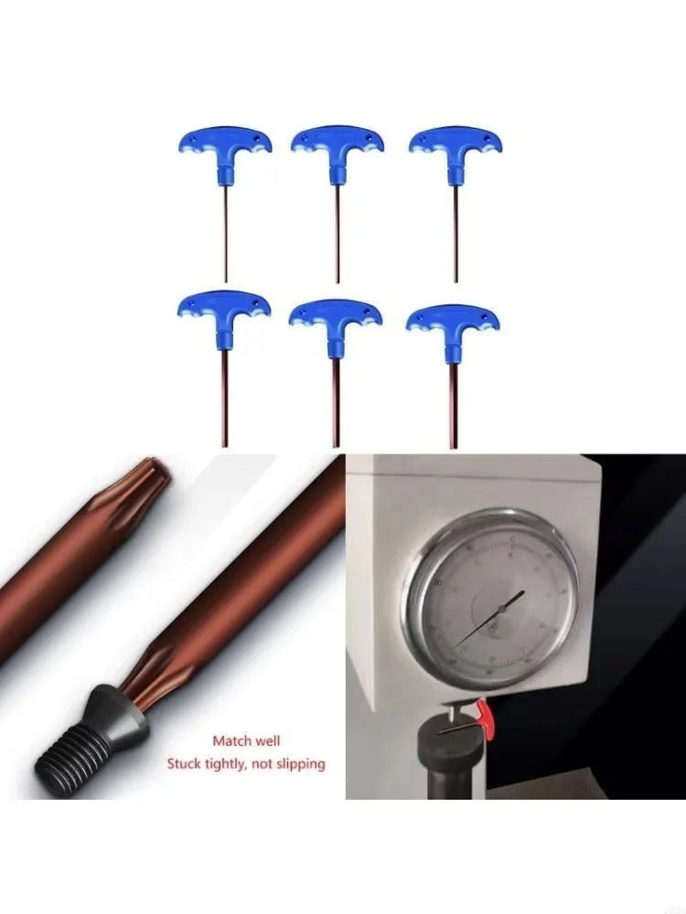 Small T Handle Allen Wrench Long Handle Key Wrench 2.5 4 5 6 Flag Handle Spanners Security Bolt Hole Screwdriver Wrench Tool