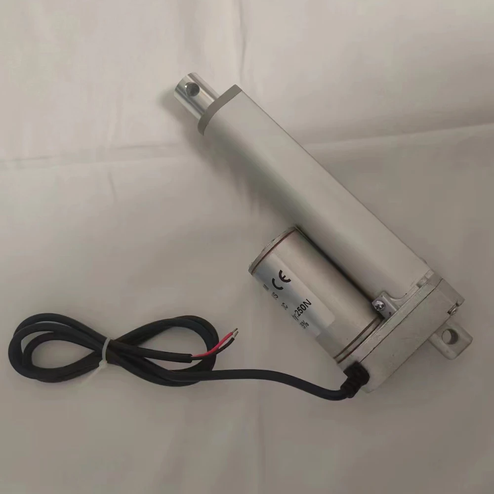 250N 30MM/S 100mm stroke linear actuator with mounting brackets 12v DC linear actuator