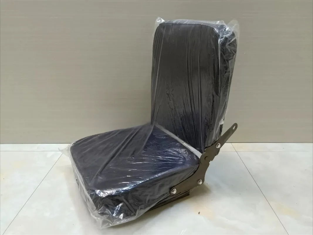 Adjustable 4 Wheel Farm Tractor Seat PVC Cushion Steel Frame Agricultural Tractor Replacement Seat For Farm Machinery