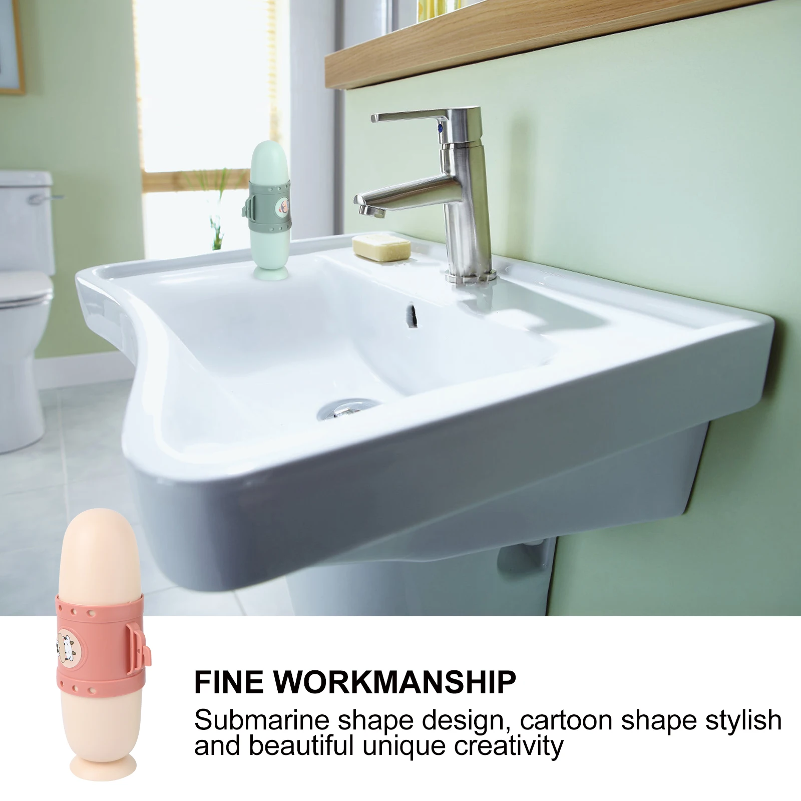 

2 Pcs Toothbrush Box Plastic Portable Storage Container Travel Cup Pp Holders Bathroom Supplies Oral Care Dental Kit Hygiene